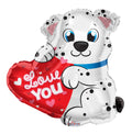 Love You Dalmatiner Folienballon 51cm 20''