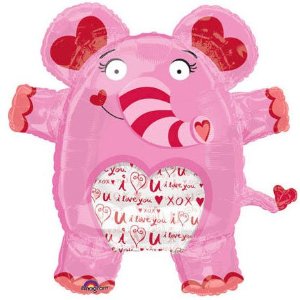 I Love you Elefant Folienballon 69 x 71cm