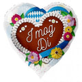I Mog Di Herz Folienballon Lebkuchenherz 45cm 18 Inch