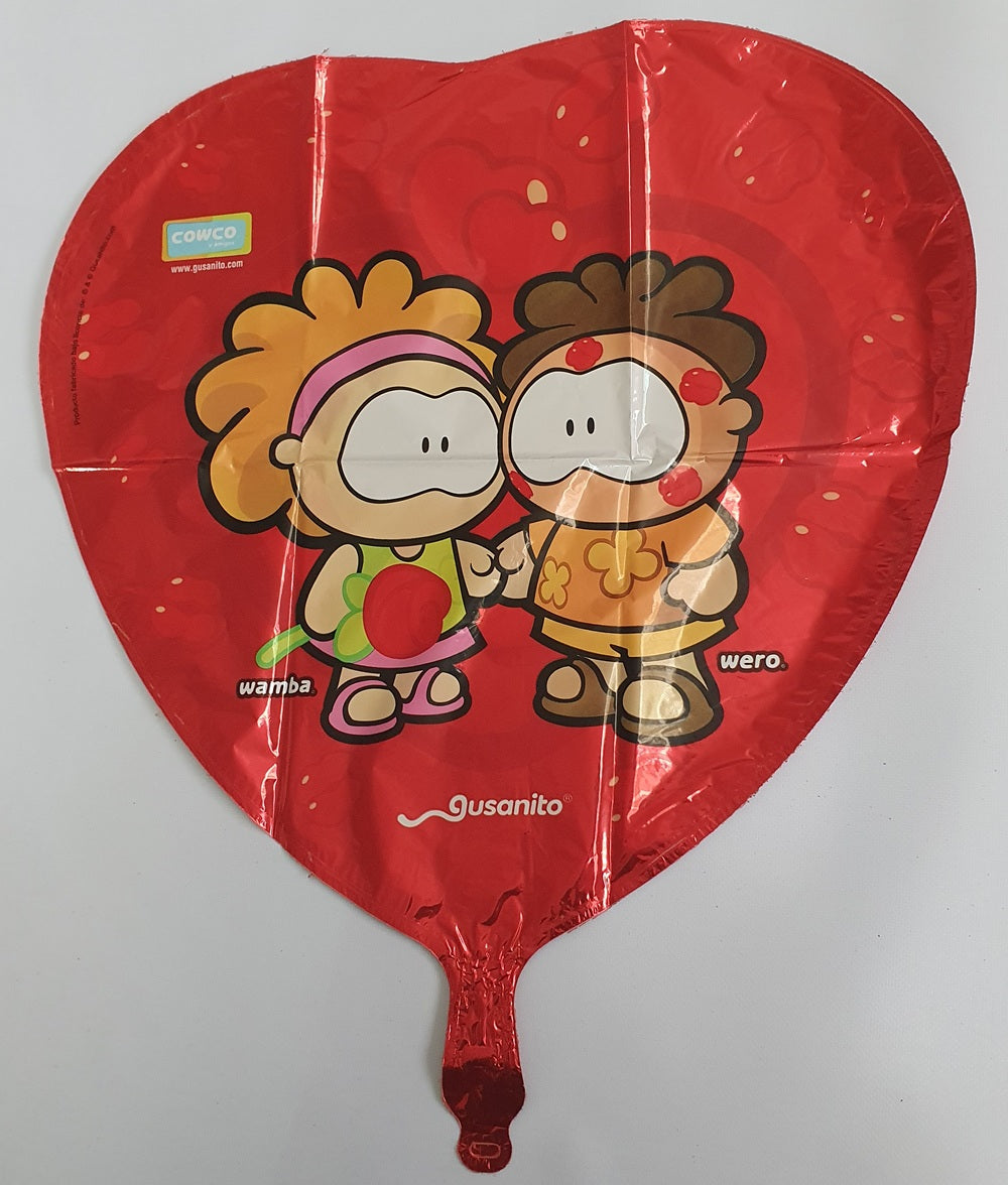 I like You Herz Wero und Wamba Herz Folienballon 45cm