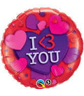 I love you Folienballon - 45cm