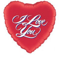 Herz rot I Love you Folienballon 46cm