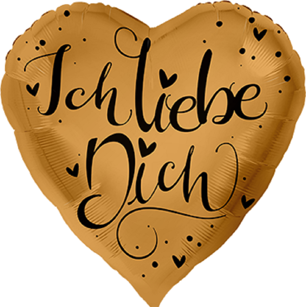 Ich liebe Dich Folienballon 71cm 28,5"