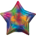Irisierender Regenbogenstern Folienballon 45cm Anagram