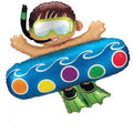 Junge im Schwimmring Folienballon 101cm 40"