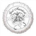 Just married mit Glocken Folienballon 45cm 18"