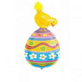 Küken auf Osterei Folienballon - 86cm