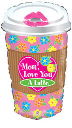 Kaffeebecher Love you Mom 71cm 28"