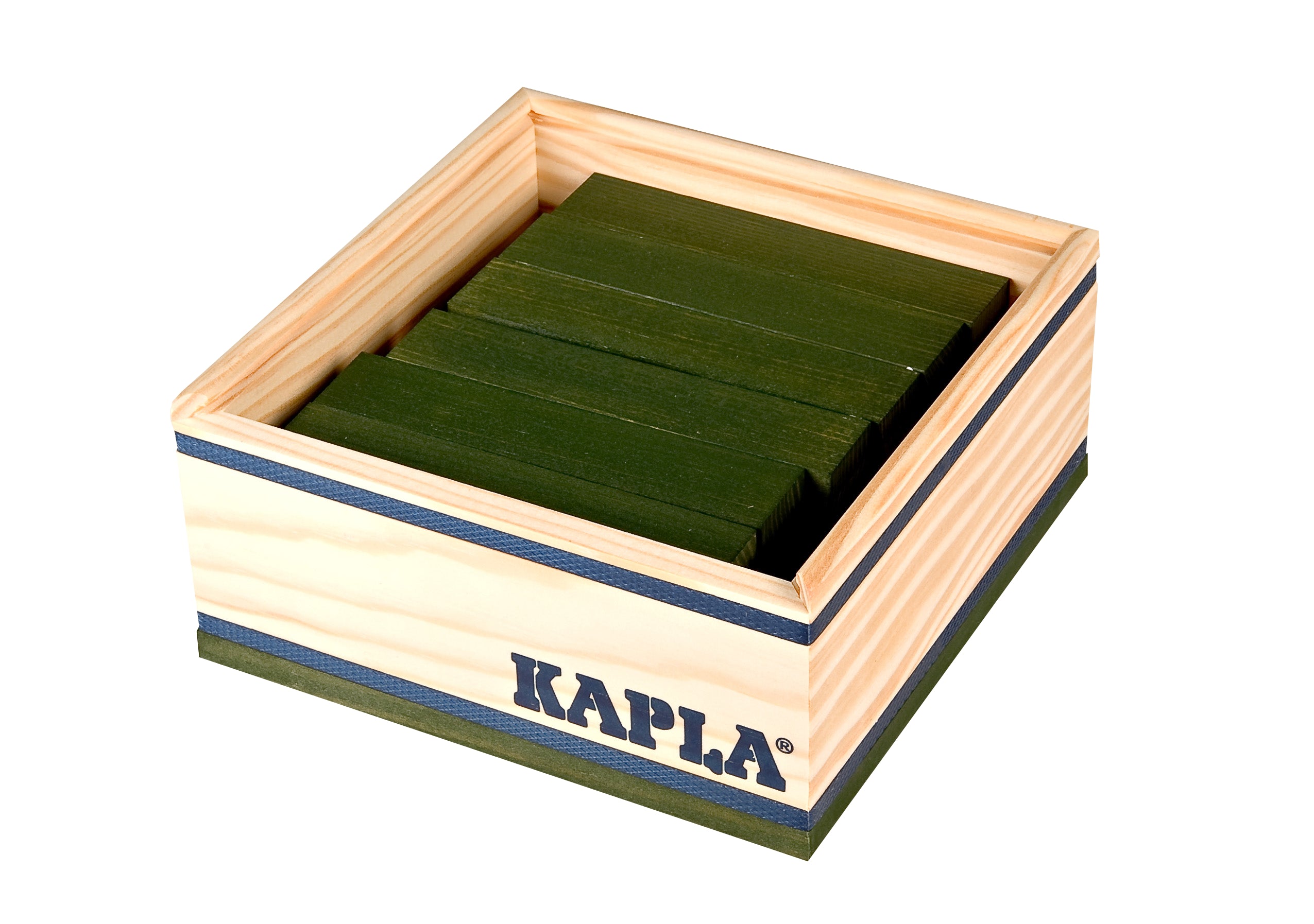 KAPLA® Holzbausteine 40er Quadrat grün