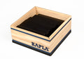 Kapla Holzbausteine 40er Quadrat schwarz
