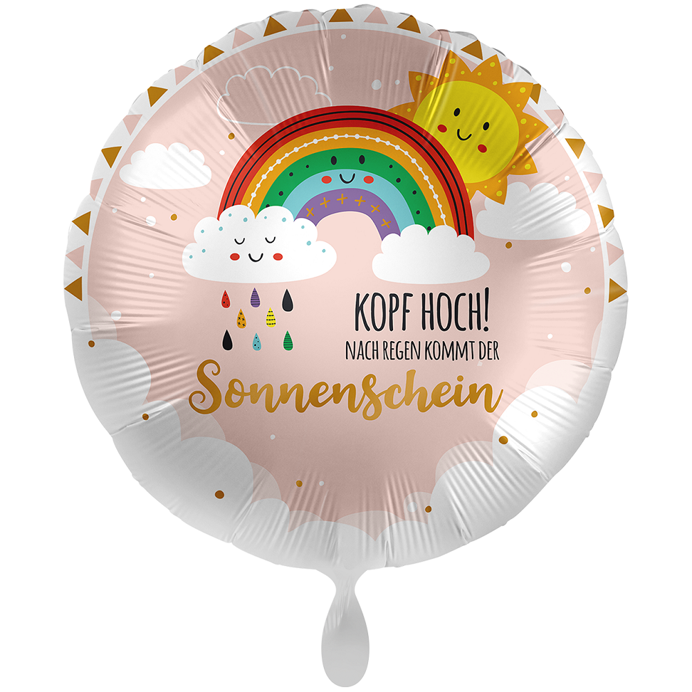 Kopf Hoch Sonnenschein Folienballon - 71cm 28''