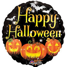 Kürbis Happy Halloween Folienballon 45cm