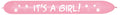 Link o Loon 660 It´s a Girl Pink 009 Latex Luftballons Sempertex