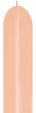 Link o Loon 660 Fashion Peach Blush 060 (Pfirsich / Hautfarbe) Latex Luftballons Sempertex