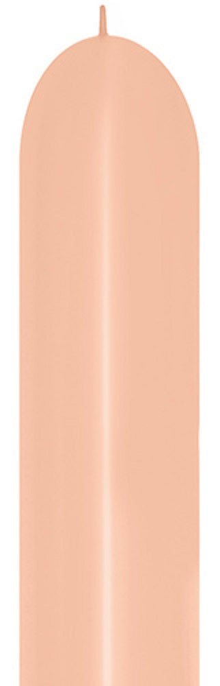 Link o Loon 660 Fashion Peach Blush 060 (Pfirsich / Hautfarbe) Latex Luftballons Sempertex