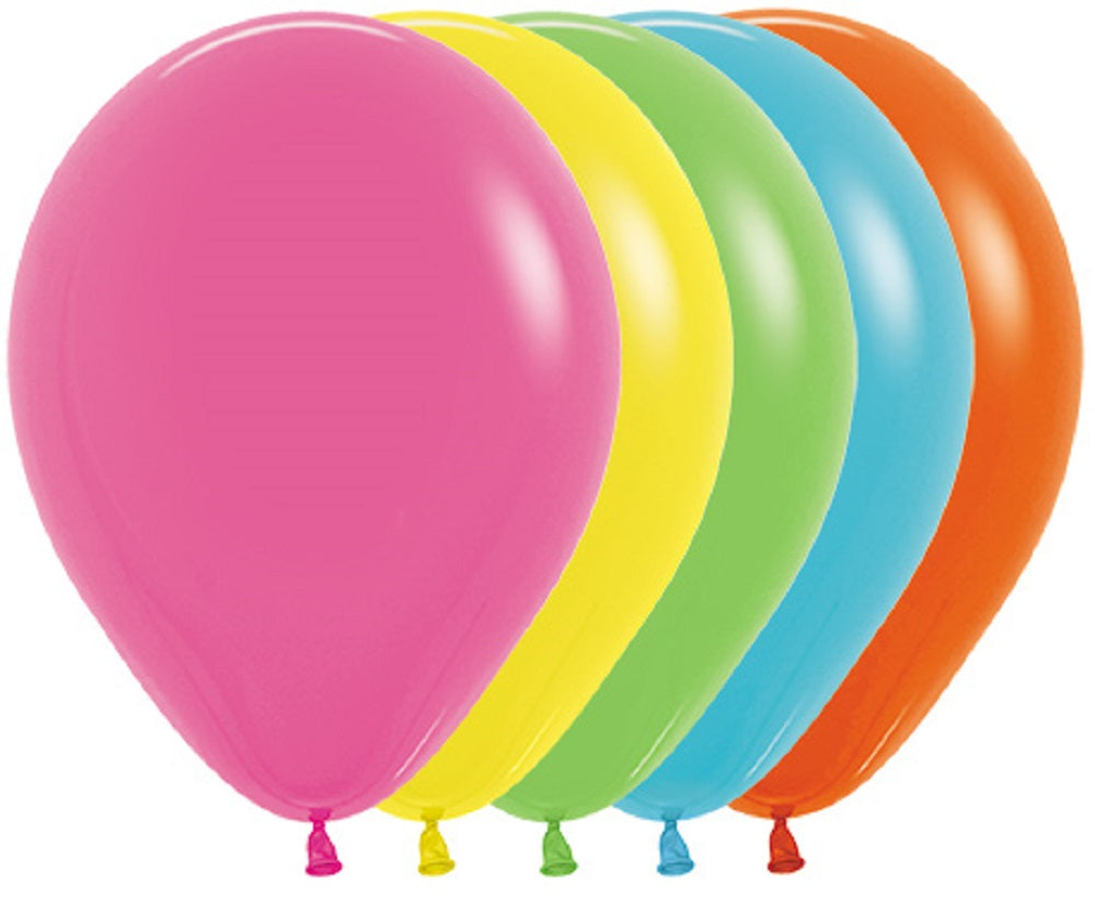 Sempertex 002 Tropical Assorted Buntes Sortiment 12,5cm 5" Latex Luftballons