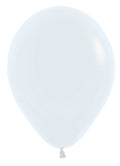 Sempertex 005 Fashion White (Weiß) 30cm 12" Latex Luftballons
