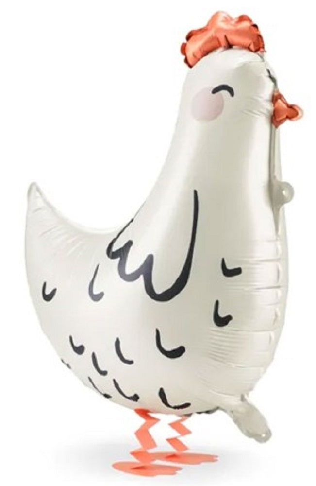 Laufende Henne Airwalker Folienballon 45cm x 42cm