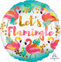 Let`s Flamingle Folienballon 45cm 18"