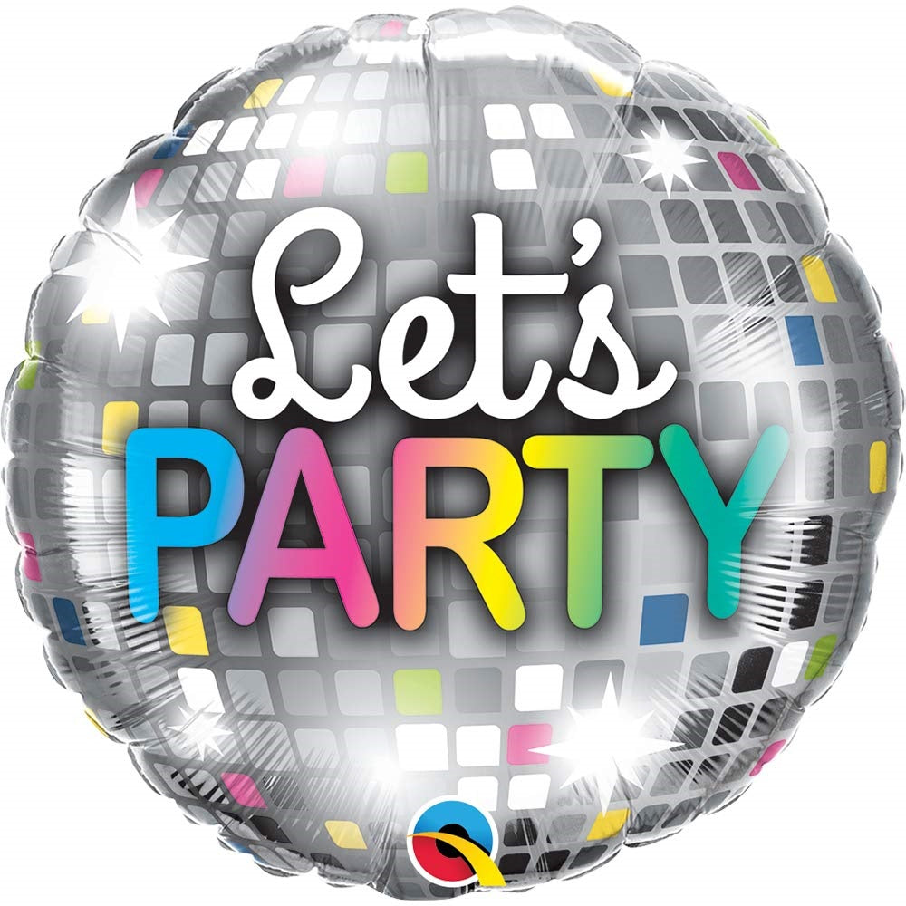 Lets Party Disco Ball Folienballon 46cm 18''