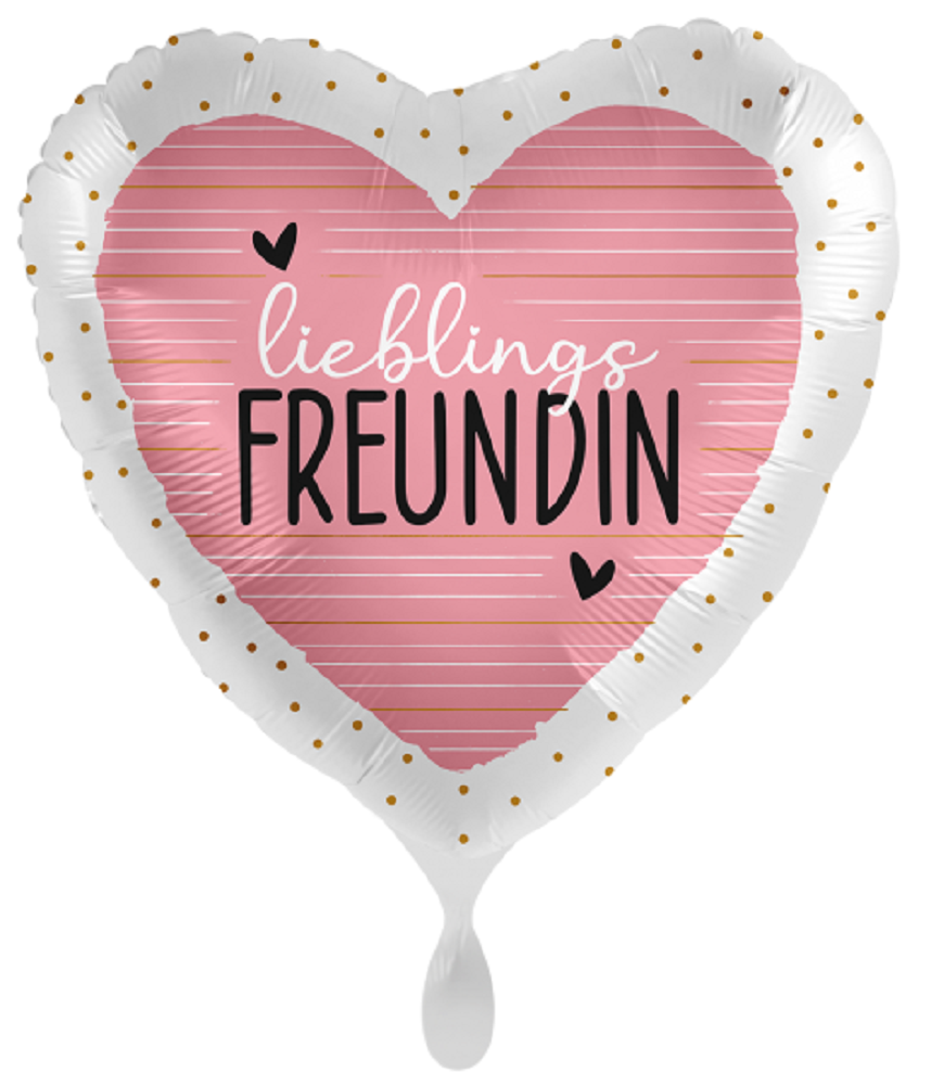 Lieblingsfreundin Herz 43 cm 17 Inch