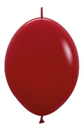 Link o Loon 016 Fashion Imperial Red 15cm 6 Inch Latex Luftballons Sempertex