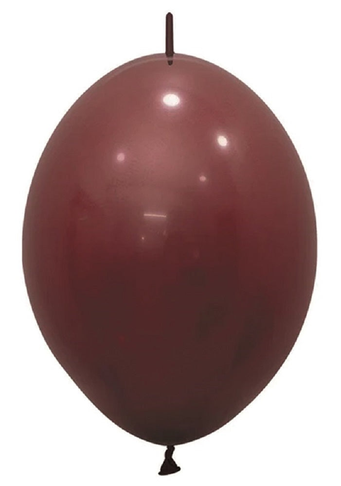 Link o Loon 018 Fashion Merlot 30cm 12 Inch Latex Luftballons Sempertex