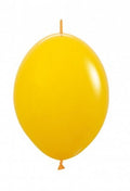 Link o Loon 021 Fashion Honey Yellow (Honiggelb) 15cm 6" Latex Luftballons Sempertex