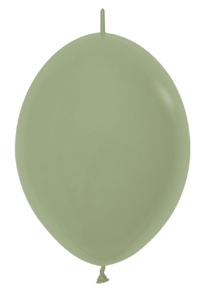 Link o Loon 027 Fashion Eucalyptus (Grün) 30cm 12" Latex Luftballons Sempertex