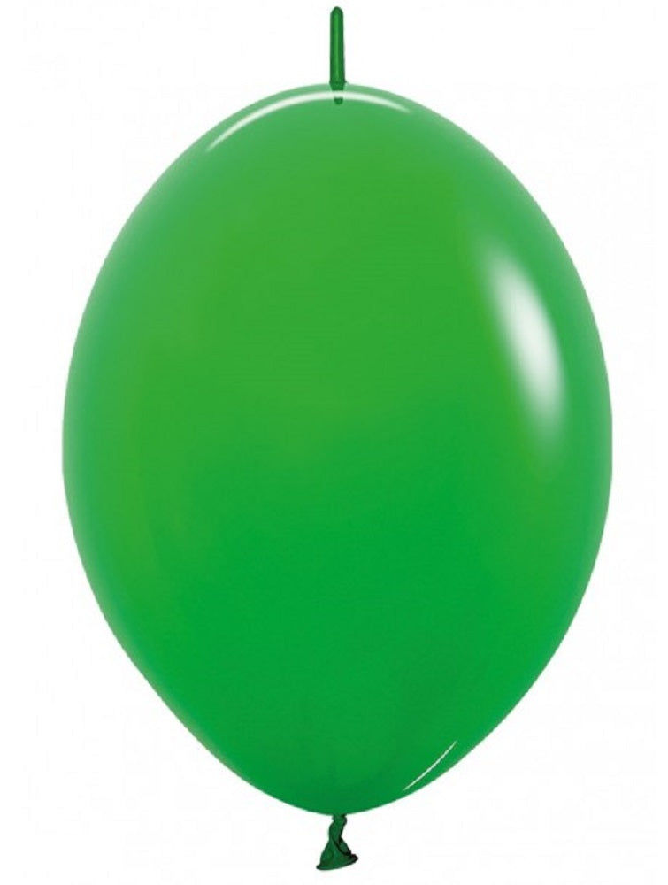 Link o Loon 029 Fashion Shamrock Green (Grün) 15cm 6" Latex Luftballons Sempertex