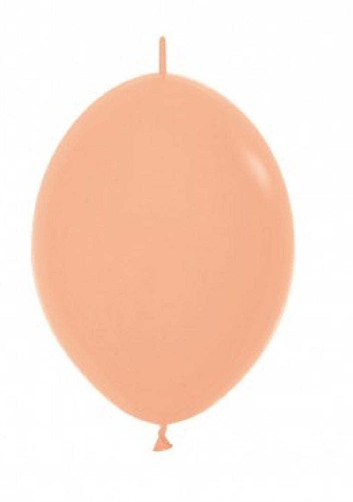 Link o Loon 060 Fashion Peach Blush (Pfirsich / Hautfarben) 15cm 6" Latex Luftballons Sempertex