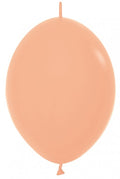 Link o Loon 060 Fashion Peach Blush (Pfirsich / Hautfarben) 30cm 12" Latex Luftballons Sempertex