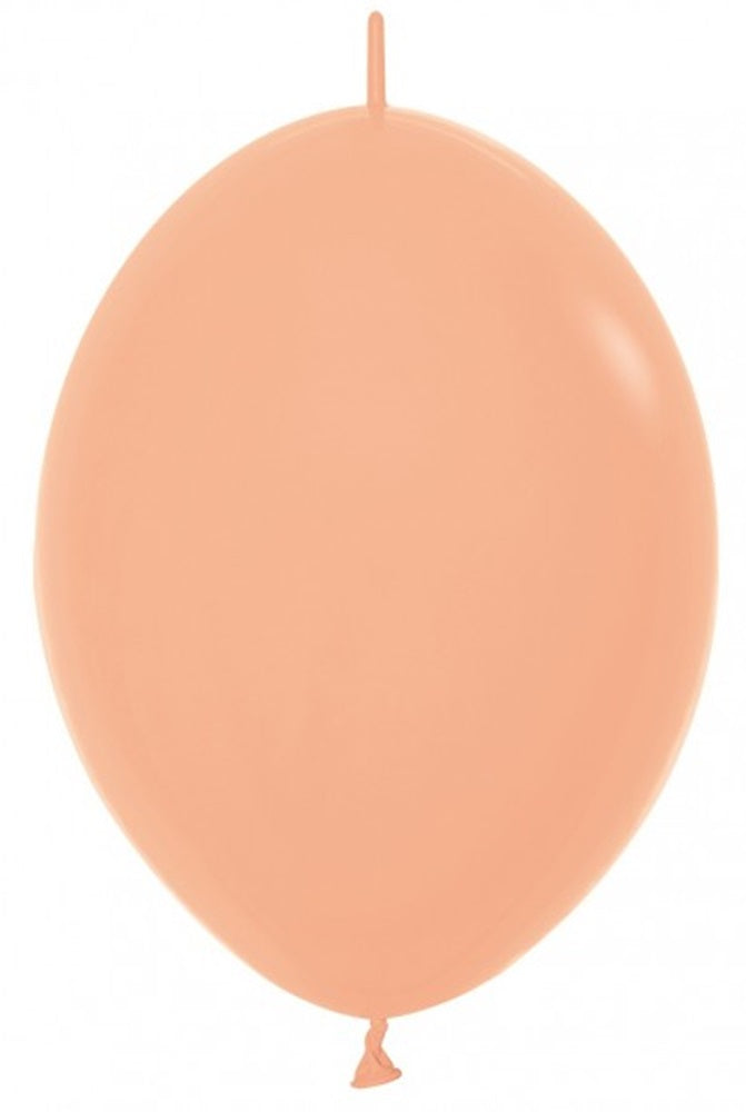 Link o Loon 060 Fashion Peach Blush (Pfirsich / Hautfarben) 30cm 12" Latex Luftballons Sempertex