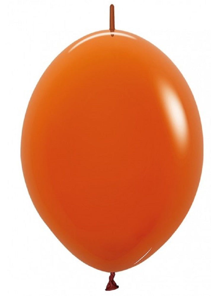 Link o Loon 062 Sunset Orange 15cm 6 Inchftballons Semperte Latex Luftballons