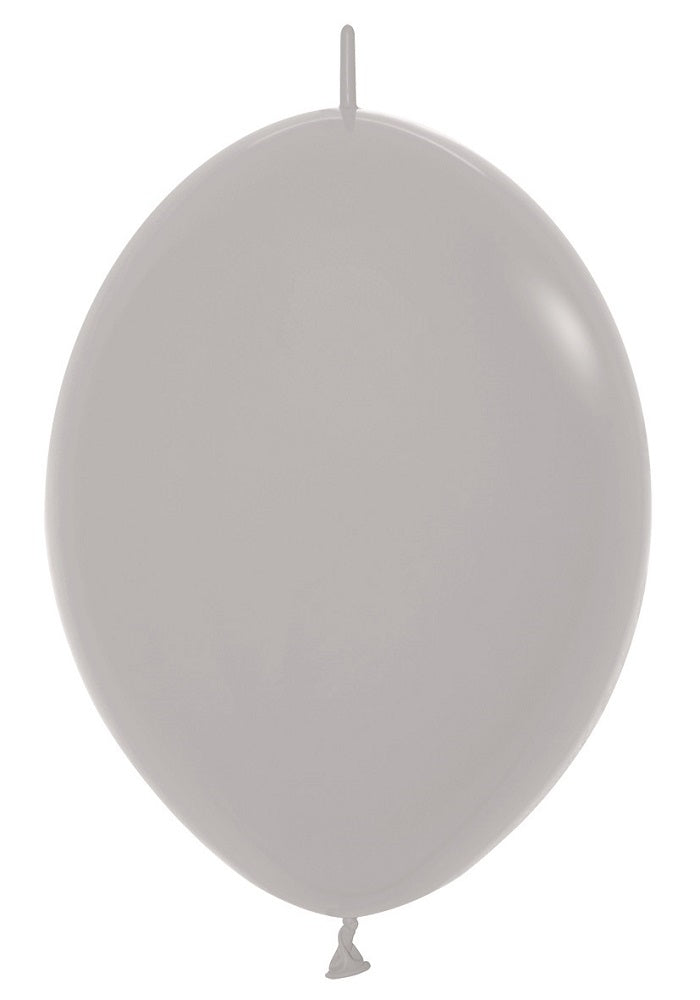 Link o Loon 081 Fashion Grey (Grau) 30cm 12" Latex Luftballons Sempertex