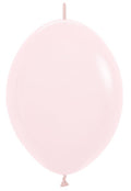 Link o Loon 609 Pastel Matte Pink 15cm 6 Inch Latex Luftballons Sempertex Rosa