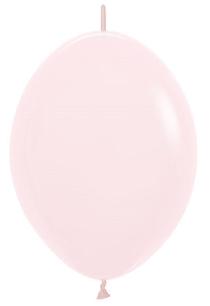 Link o Loon 609 Pastel Matte Pink 15cm 6 Inch Latex Luftballons Sempertex Rosa