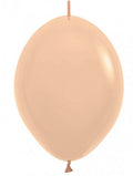 Link o Loon 660 Pastel Matte Malibu Peach 30cm 12 Inch Latex Luftballons Sempertex LOL