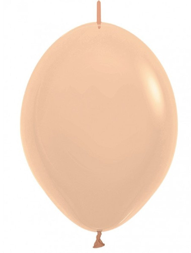 Link o Loon 660 Pastel Matte Malibu Peach 30cm 12 Inch Latex Luftballons Sempertex LOL