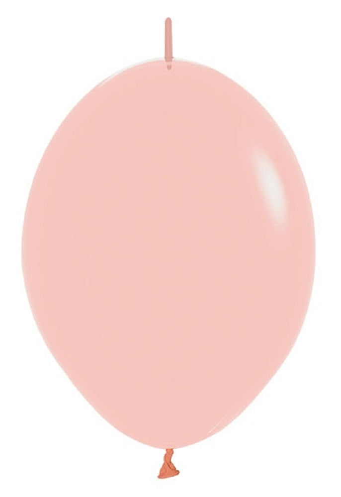 Link o Loon 663 Pastel Matte Melon 15cm 6 Inch Latex Luftballons Sempertex