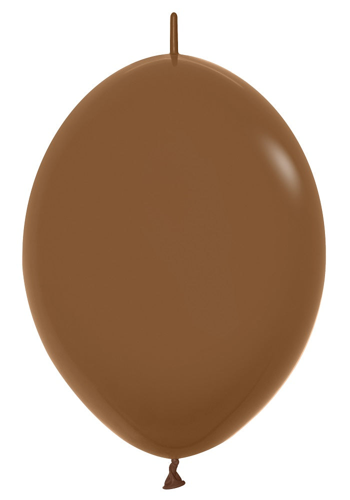 Link o Loon 074 Fashion Coffee (Braun) 30cm 12" Latex Luftballons Sempertex