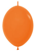 Link o Loon 061 Fashion Orange 30cm 12" Latex Luftballons Sempertex