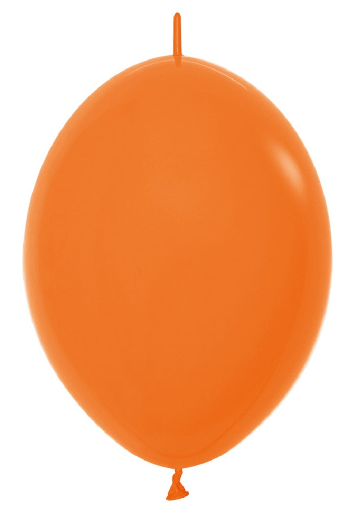 Link o Loon 061 Fashion Orange 30cm 12" Latex Luftballons Sempertex