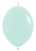 Link o Loon 630 Pastel Matte Green (Grün) 30cm 12" Latex Luftballons Sempertex