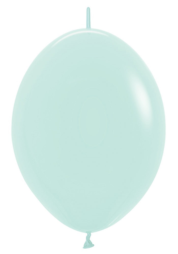 Link o Loon 630 Pastel Matte Green (Grün) 30cm 12" Latex Luftballons Sempertex