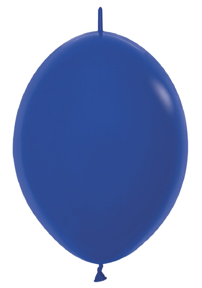 Link o Loon 041 Fashion Royal Blue (Blau) 30cm 12" Latex Luftballons Sempertex