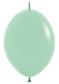 Link o Loon 126 Pastel Dusk Green Tea 30cm 12 Inch Latex Luftballons Sempertex