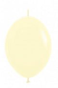 Link o Loon 620 Pastel Matte Yellow (Gelb) 15cm 6" Latex Luftballons Sempertex