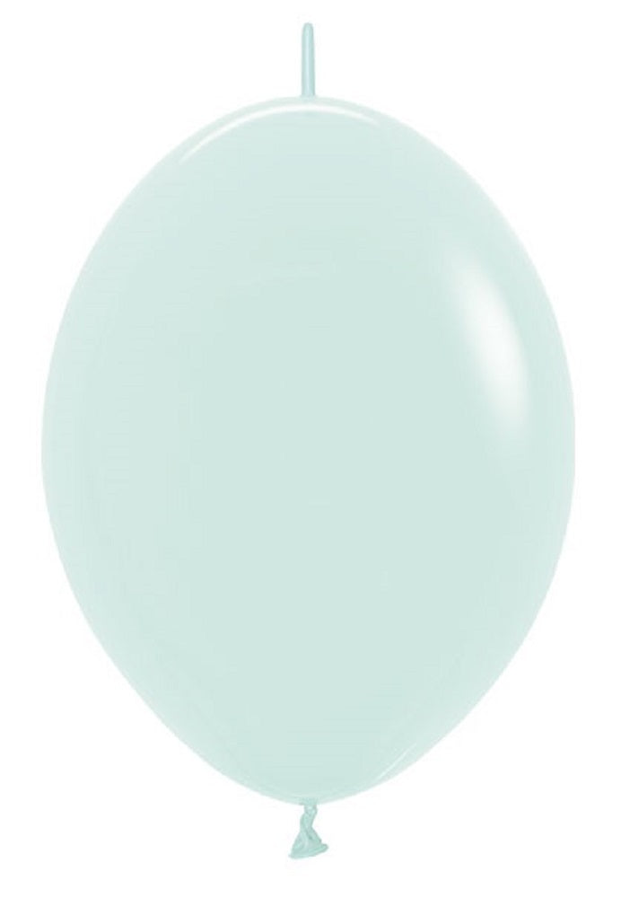 Link o Loon 630 Pastel Matte Green 15cm 6 Inch Latex Luftballons Sempertex Grün
