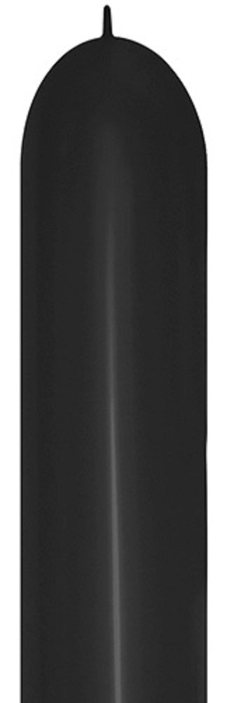 Sempertex 080 Fashion Black 660 Link o Loon Latex Luftballon Schwarz
